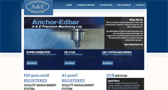 Desktop Screenshot of anchor-edbar.ca